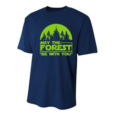 May The Forest Be With You Youth Performance Sprint T-Shirt