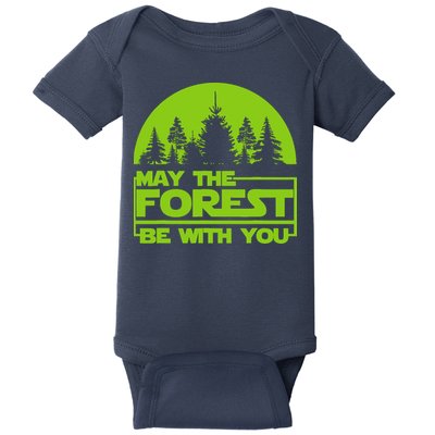 May The Forest Be With You Baby Bodysuit