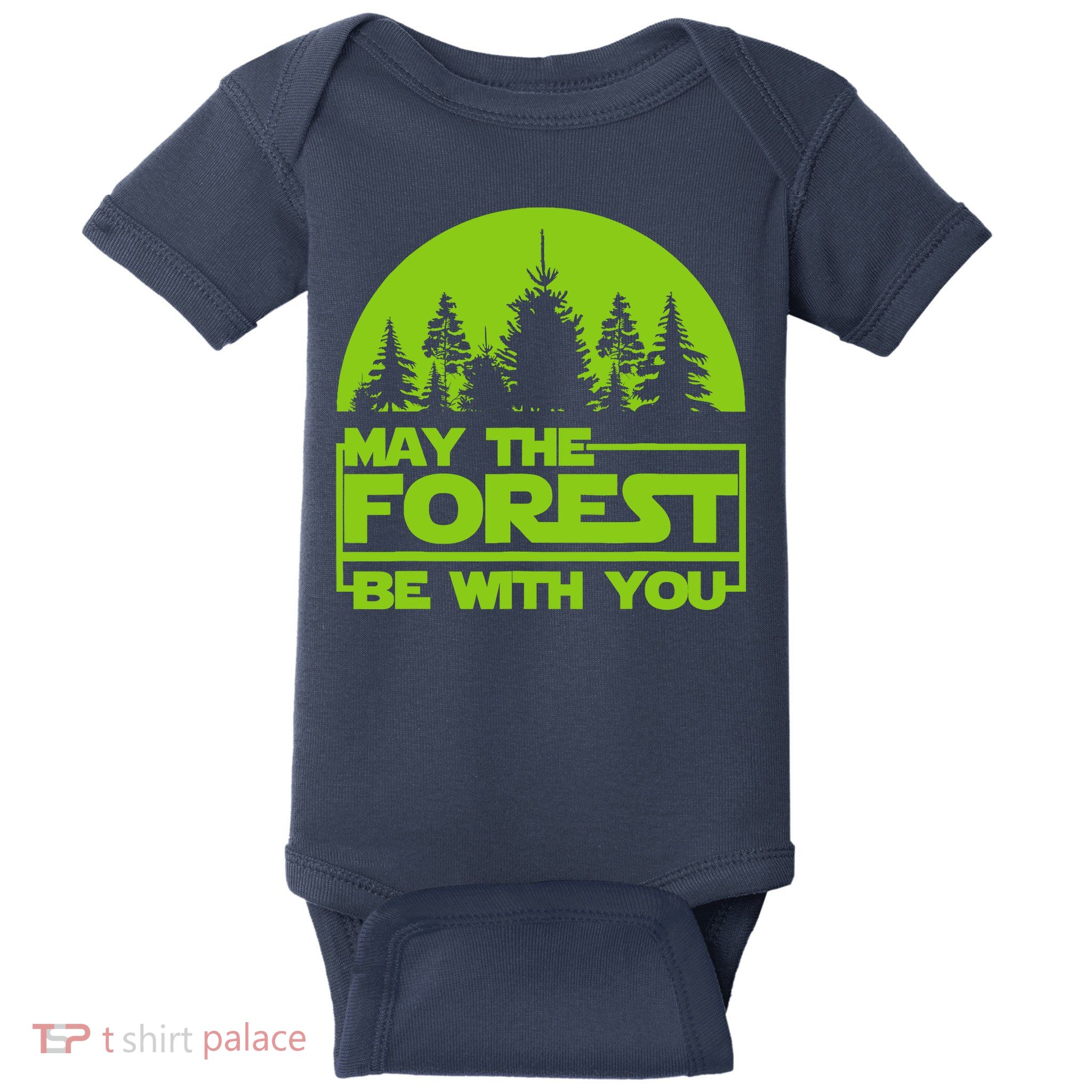May The Forest Be With You Baby Bodysuit