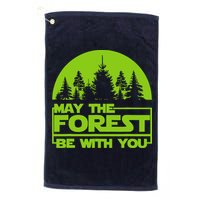 May The Forest Be With You Golf Towel