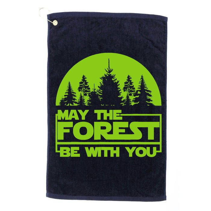 May The Forest Be With You Golf Towel