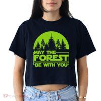 May The Forest Be With You Crop Top