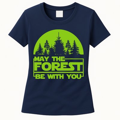 May The Forest Be With You Womens T-Shirt