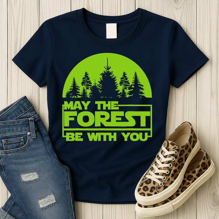 May The Forest Be With You Womens T-Shirt