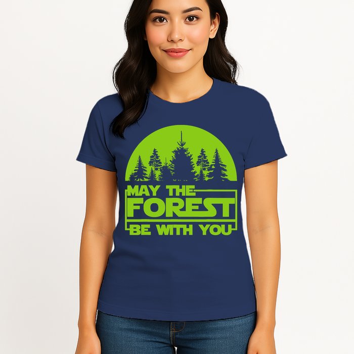 May The Forest Be With You Womens T-Shirt
