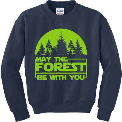 May The Forest Be With You Kids Sweatshirt