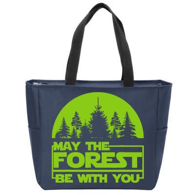 May The Forest Be With You Zip Tote Bag