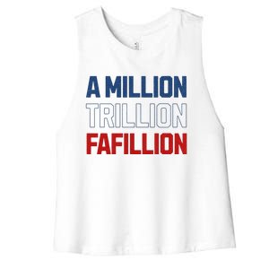 Million Trillions Fafillion Women's Racerback Cropped Tank