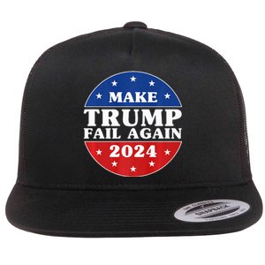 Make Trump Fail Again Election 2024 Premium Flat Bill Trucker Hat