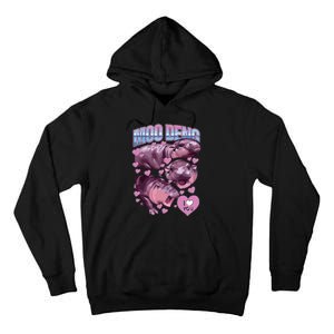 Moodeng The Famous Baby Pigmy Hippo Moodeng Tall Hoodie