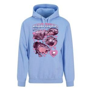 Moodeng The Famous Baby Pigmy Hippo Moodeng Unisex Surf Hoodie