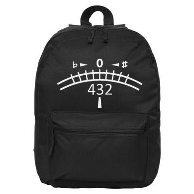 Musical Tuning Fork 440 432 Hz Tune Conspiracy Music Playing 16 in Basic Backpack
