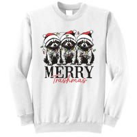 Merry Trashmas Funny Christmas Raccoon Christmas Animal Sweatshirt