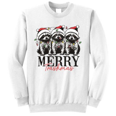 Merry Trashmas Funny Christmas Raccoon Christmas Animal Sweatshirt