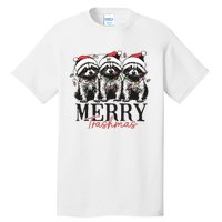 Merry Trashmas Funny Christmas Raccoon Christmas Animal Tall T-Shirt