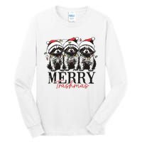 Merry Trashmas Funny Christmas Raccoon Christmas Animal Tall Long Sleeve T-Shirt