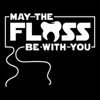 May The Floss Be With You Dentist Dentistry Dental City Backpack