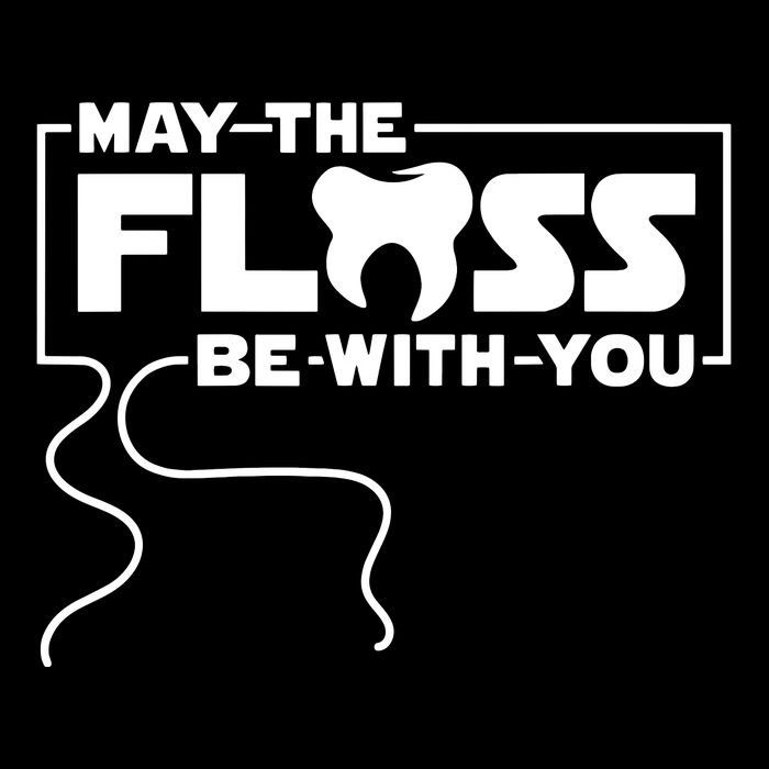 May The Floss Be With You Dentist Dentistry Dental City Backpack