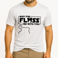 May The Floss Be With You Dentist Dentistry Dental Cooling Performance Crew T-Shirt