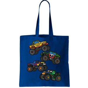 Monster Truck Funny Gift For Gift Assorted Boys Monster Truck Meaningful Gift Tote Bag