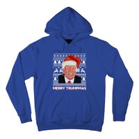 Merry Trumpmas Funny Donald Trump Santa Hat Holiday Xmas Gift Hoodie