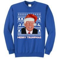 Merry Trumpmas Funny Donald Trump Santa Hat Holiday Xmas Gift Sweatshirt