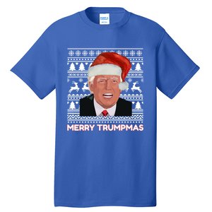 Merry Trumpmas Funny Donald Trump Santa Hat Holiday Xmas Gift Tall T-Shirt