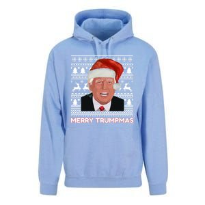 Merry Trumpmas Funny Donald Trump Santa Hat Holiday Xmas Gift Unisex Surf Hoodie