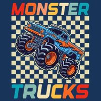 Monster Truck Fors Monster Truck Retro Vintage Doggie Tank