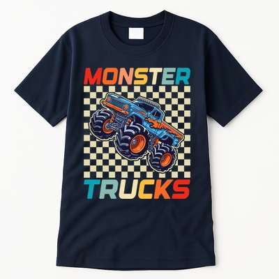 Monster Truck Fors Monster Truck Retro Vintage Tall T-Shirt