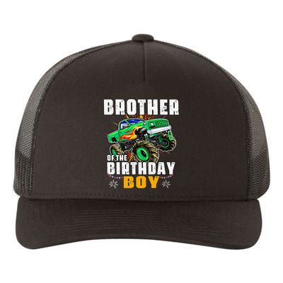 monster truck family matching brother of the birthday Yupoong Adult 5-Panel Trucker Hat