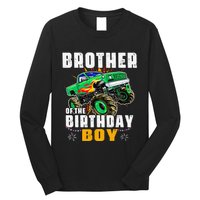 monster truck family matching brother of the birthday Long Sleeve Shirt