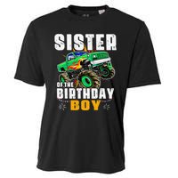 monster truck family matching sister of the birthday Cooling Performance Crew T-Shirt