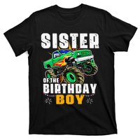 monster truck family matching sister of the birthday T-Shirt