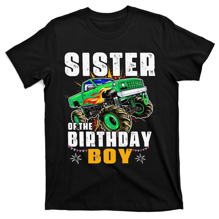 monster truck family matching sister of the birthday T-Shirt