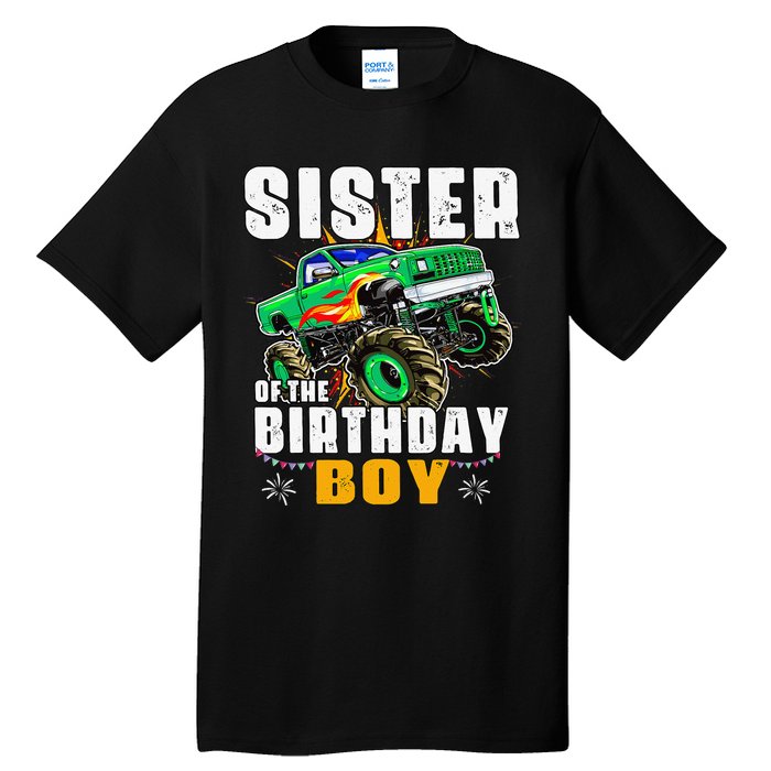 monster truck family matching sister of the birthday Tall T-Shirt