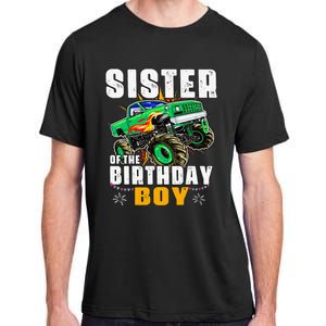 monster truck family matching sister of the birthday Adult ChromaSoft Performance T-Shirt