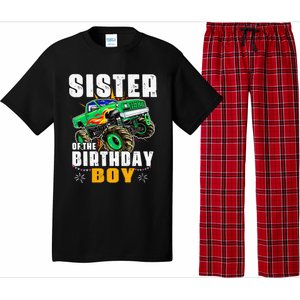 monster truck family matching sister of the birthday Pajama Set