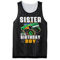 monster truck family matching sister of the birthday Mesh Reversible Basketball Jersey Tank