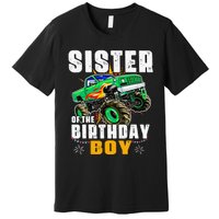 monster truck family matching sister of the birthday Premium T-Shirt