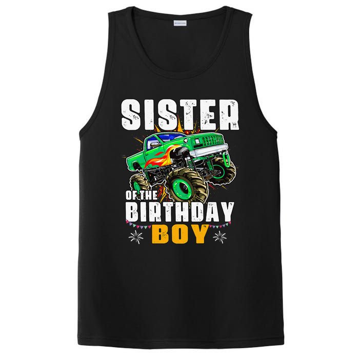 monster truck family matching sister of the birthday PosiCharge Competitor Tank