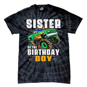 monster truck family matching sister of the birthday Tie-Dye T-Shirt