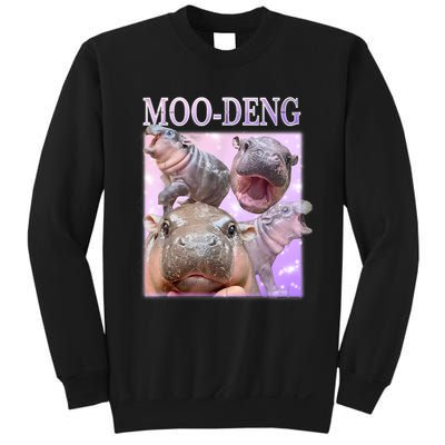 Moodeng The Famous Baby Pigmy Hippo Moodeng Sweatshirt