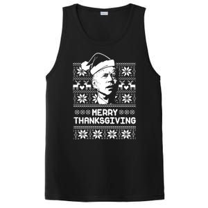 Merry Thanksgiving Funny Joe Biden Ugly Christmas PosiCharge Competitor Tank