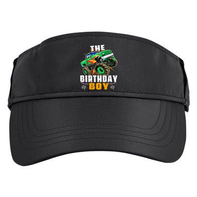 Monster Truck Family Matching The Birthday Boy Adult Drive Performance Visor