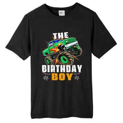 Monster Truck Family Matching The Birthday Boy Tall Fusion ChromaSoft Performance T-Shirt