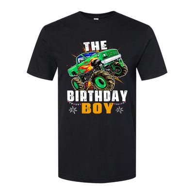 Monster Truck Family Matching The Birthday Boy Softstyle CVC T-Shirt