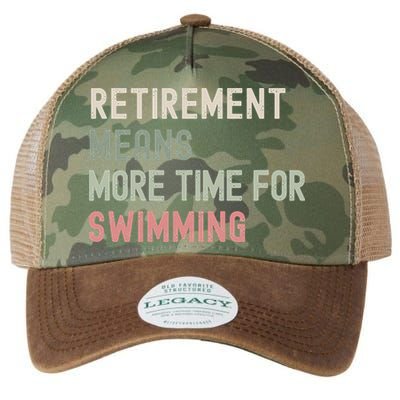 More Time for Swimming Paddling the Lakes in Retirement Legacy Tie Dye Trucker Hat