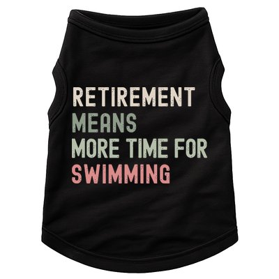 More Time for Swimming Paddling the Lakes in Retirement Doggie Tank