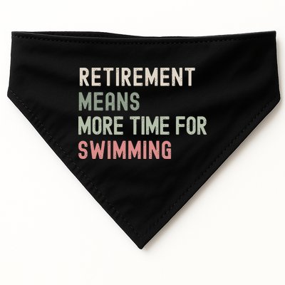 More Time for Swimming Paddling the Lakes in Retirement USA-Made Doggie Bandana